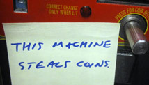 Rage against the vending machine