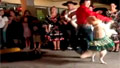 Dog dances merengue in Chile