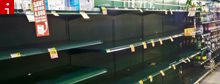 Earl empties shelves in Virginia