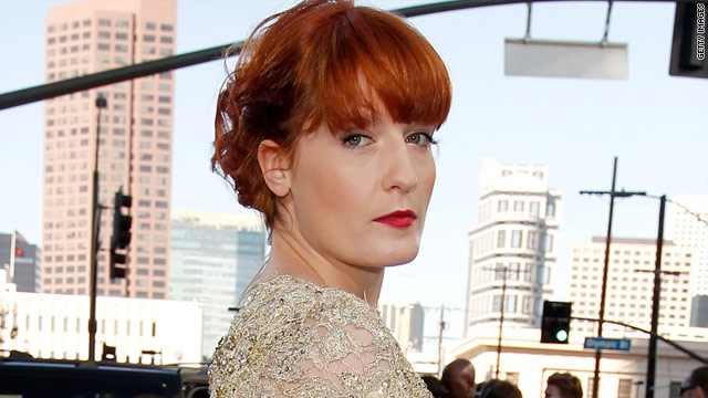 Florence + The Machine behind the scenes at the VMAs