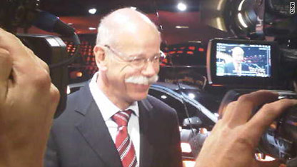 Daimler Chairman Dieter Zetsche enjoys the party and looks to the future.