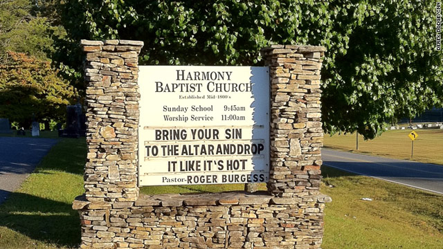 Call for more church sign iReports