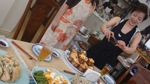 A cooking school for Japanese housewives