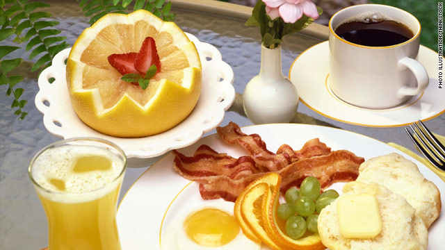 Hotel guests scramble for free breakfast