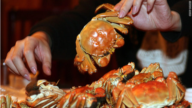 Mmm, hairy crabs!