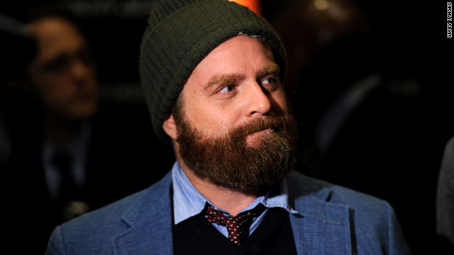 Zach Galifianakis lit up a fake joint on 'Real Time'