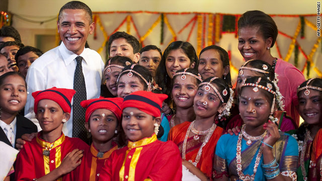 The Obamas celebrate Diwali