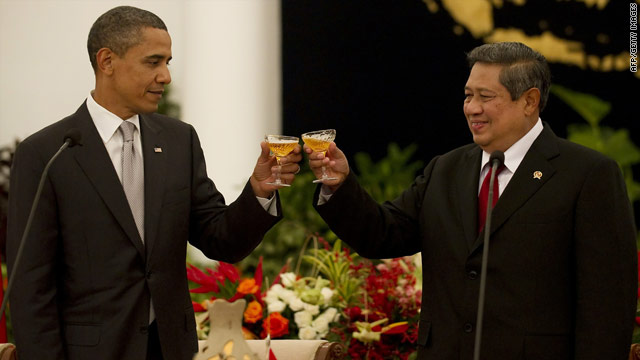 The president's toast at Indonesian state dinner