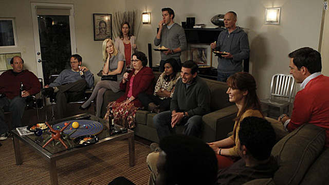 Watching 'Glee' on 'The Office'