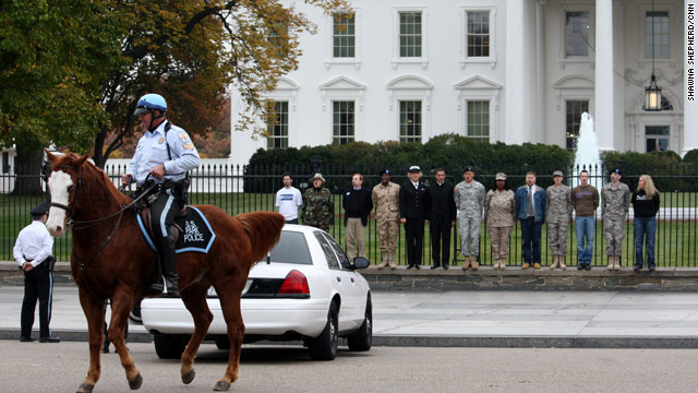 Gay rights protesters arrested at WH