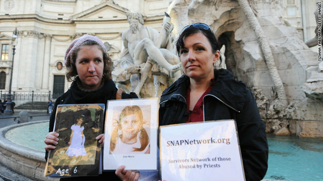 Church abuse victims speak out in Rome