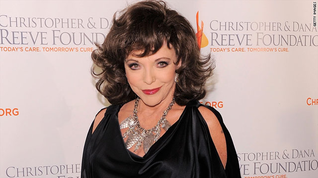 Stars come out for Joan Collins' one woman show