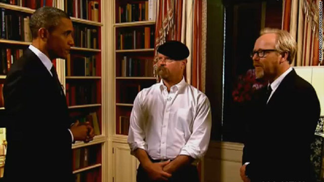 President Obama gives 'Mythbusters' a hot mission