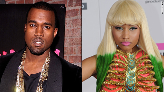 Kanye West and Nicki Minaj top the charts