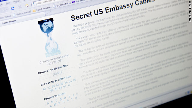 Latest updates: WikiLeaks' diplomatic cables release