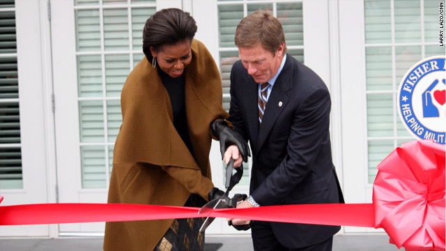 FLOTUS helps open new Fisher Houses