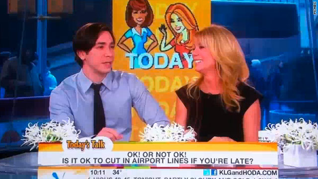 Justin Long co-hosts with Kathie Lee