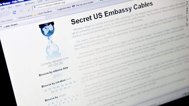 WikiLeaks lists locations key to U.S. security