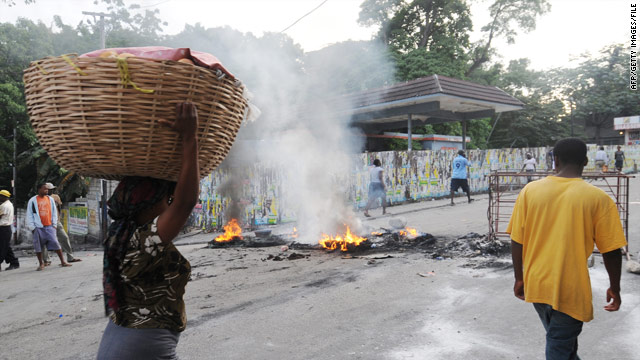 Preval calls for calm amid post-election protests