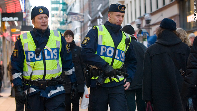 Swedish officials condemn 'terrorism' blasts in shopping district