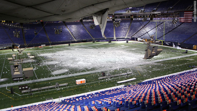 Snowstorm heads east after delaying travel and 'deflating' Metrodome