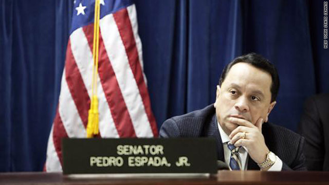 N.Y. state senator, son, accused of embezzlement
