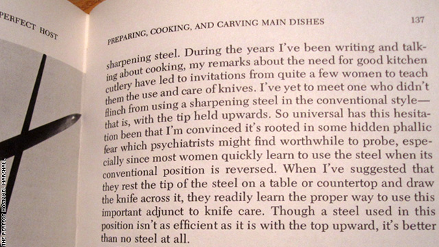 Today's bizarro essentialist kitchen theory