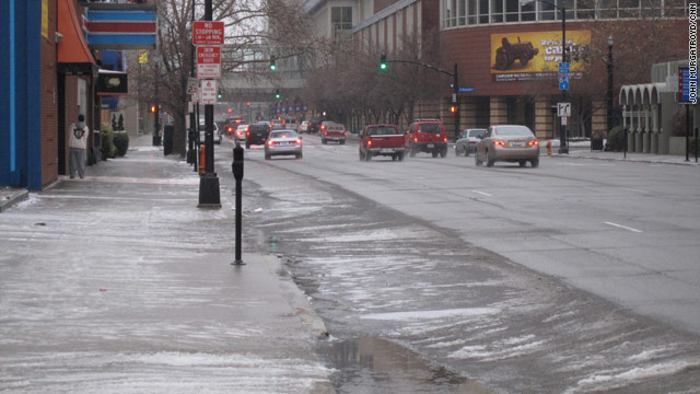 Warming temps in South, but winter storm hammers upper Plains