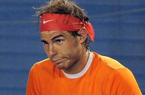 Rafael Nadal won three successive Grand Slams despite his injury problems in 2010. (AFP/Getty Images)