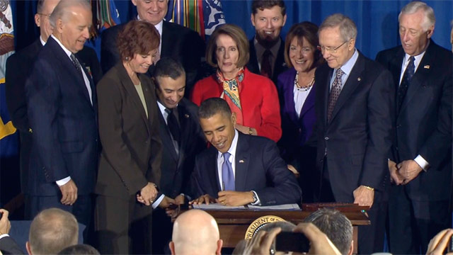 President signs bill to repeal military's "don't ask, don't tell" policy