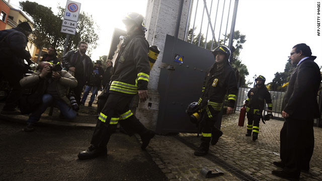 Two embassies hit by blasts in Rome