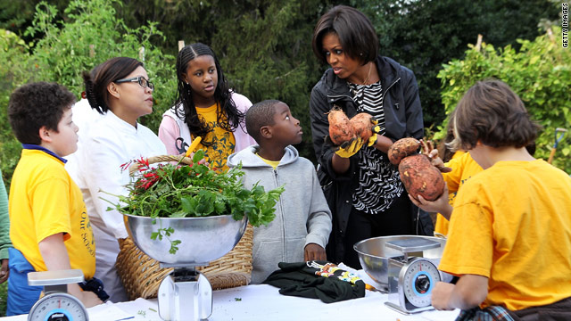 First lady: Let’s work together to reverse childhood obesity