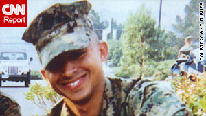 Leroy Sandoval while he was at Camp Pendleton's School of Infantry.