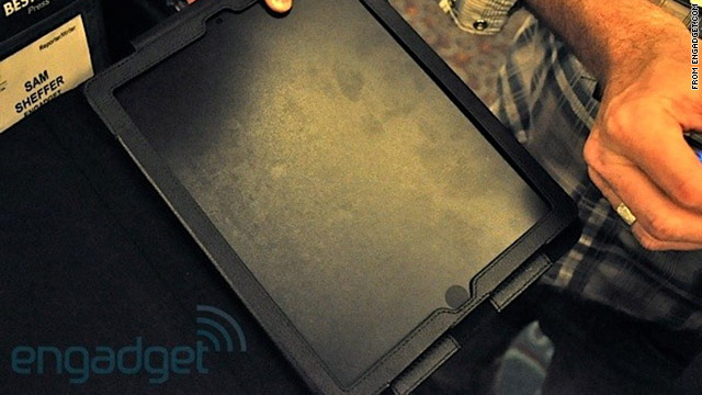 A blogger for Engadget spotted this case  for the iPad 2, which its maker says was based on guessed specifications.