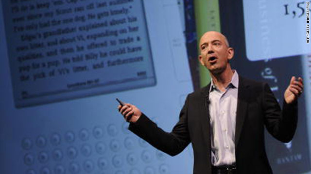Amazon CEO Jeff Bezos hasn't exactly doused rumors that his company is making a touchscreen tablet computer.