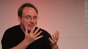 Linux creator Linus Torvalds at the LinuxCon 2011 event earlier this month.