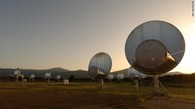 The Allen Telescope Array is a field of dish-like scopes some 300 miles north of San Francisco.