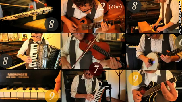 Michael John Blake plays the tau song in his music video.