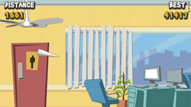 "Paper Glider," a game that lets players make and fling paper airplanes in the office, was the App Store's 10 billionth download.