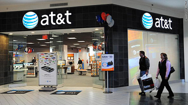 Att Cell Phone Retail Store Att Wrapped Up Its Merger With