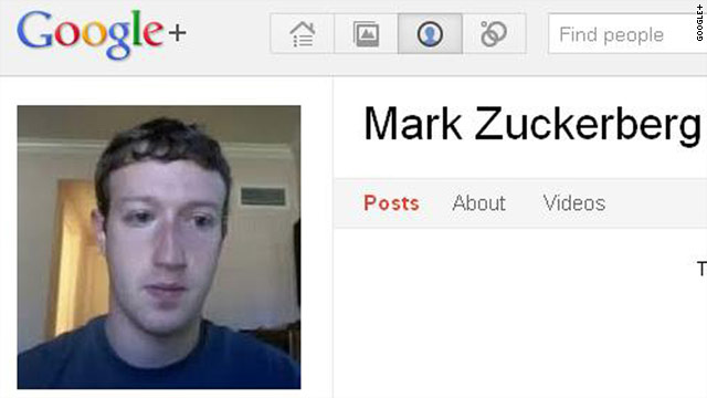 Facebook's Mark Zuckerberg joined competitor Google+ and so far has become its most popular user.