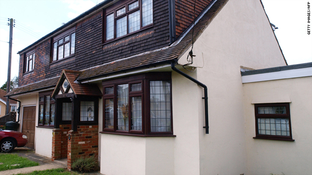 The house of Ryan Cleary, a British man charged with hacking three websites.