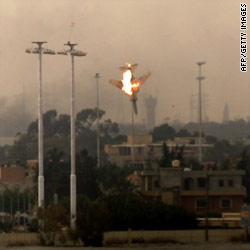 Fighter jet shot down over rebel-held Libyan city