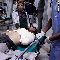 'Fatalities and injuries' after NATO aircraft pound Tripoli