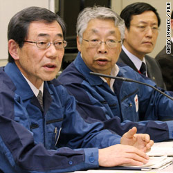 Japanese power company chief hospitalized 