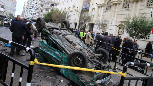 Reports: Car bomb outside Egyptian church kills at least 21