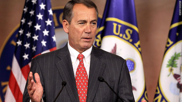 Boehner to livestream opening day of new Congress on Facebook