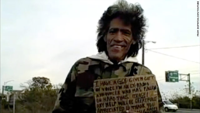 Homeless man with voice of gold on CBS 