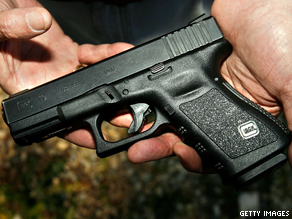 A Glock 19 handgun.