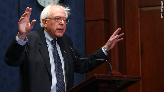 Sanders stirs up 2016 speculation, says he's got a 'damn good platform' to run on